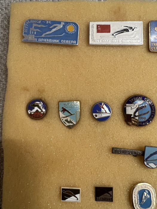 Лот значки Ски Алпийски дисциплини