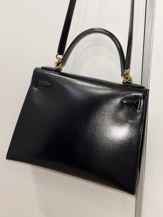 Hermes kelly box leather
