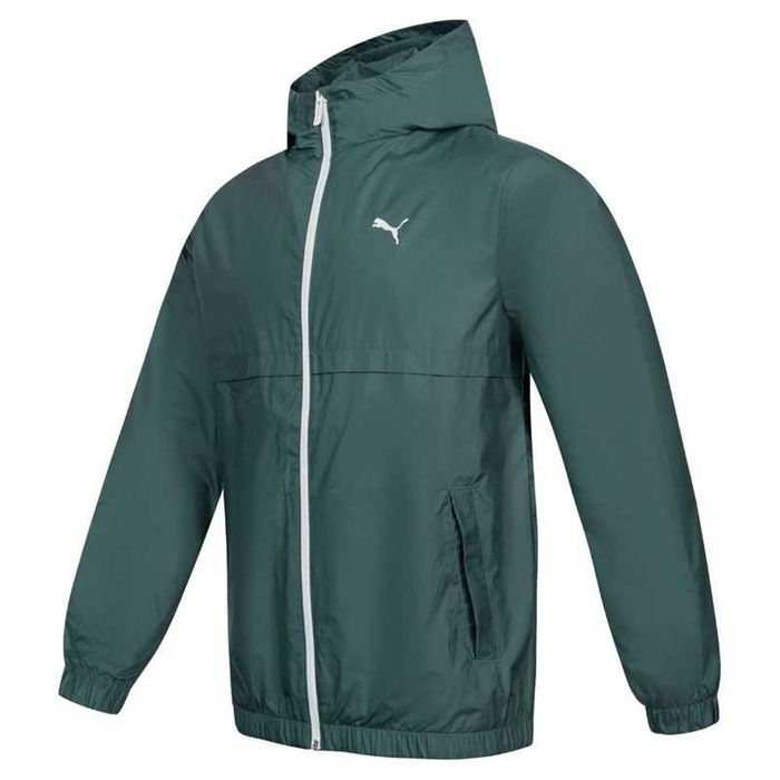 Мъжко яке PUMA Windbreaker, сиво-зелено, S размер