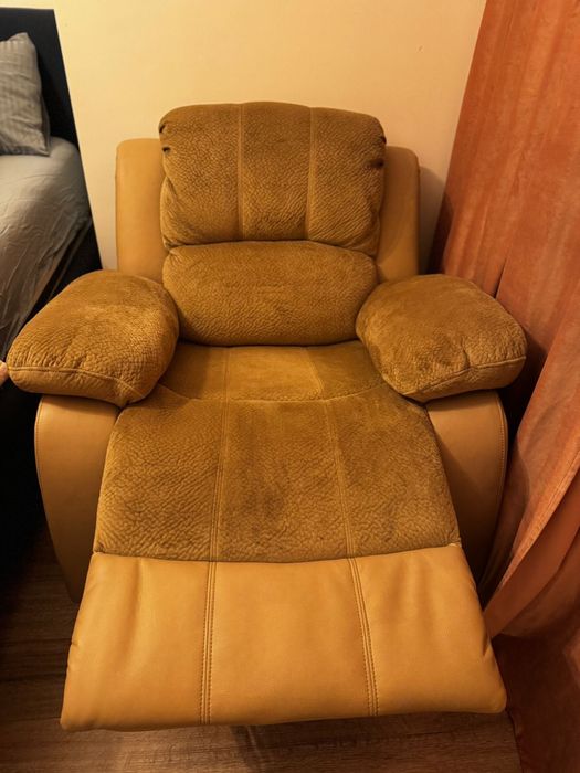 Fotoliu recliner Mobexpert, culoare bej!