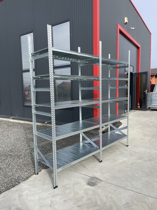 Rafturi garaj,beci, depozitare METALSISTEM super 123 zincate fabricate in italia Noi