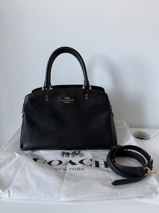 Geanta Coach mini Lillie Carryall Crossbody piele naturala togo