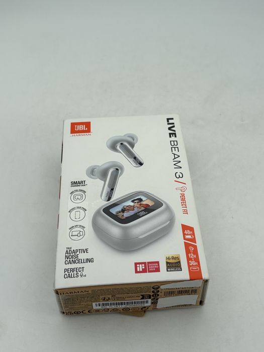 Jbl live beam 3, silver, sigilate, transport inclus