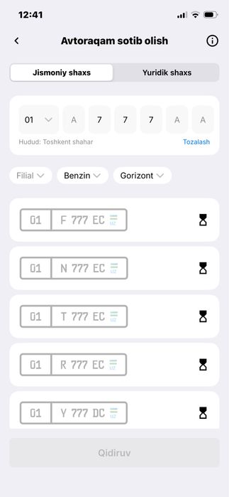 Avtoraqam xizmati auksion nomer olib beramiz sugurta tonirovkayam bor