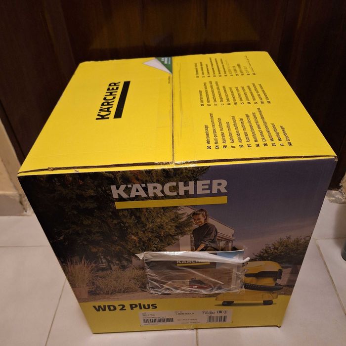 Прахосмукачка KÄRCHER WD2 PLUS нова