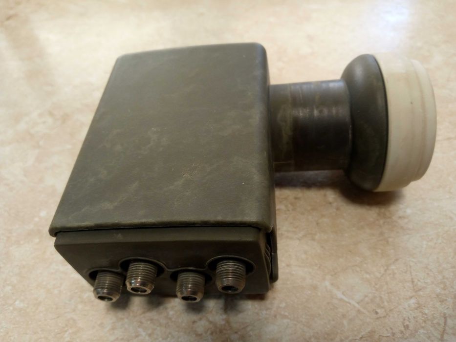 Спутниковая головка на 4 выхода , новый сплиттер и тюнер.150тыс за все