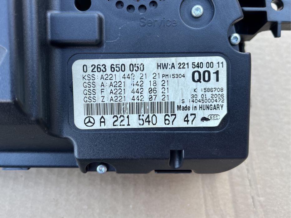 Ceas / Ceasuri bord Mercedes S W221