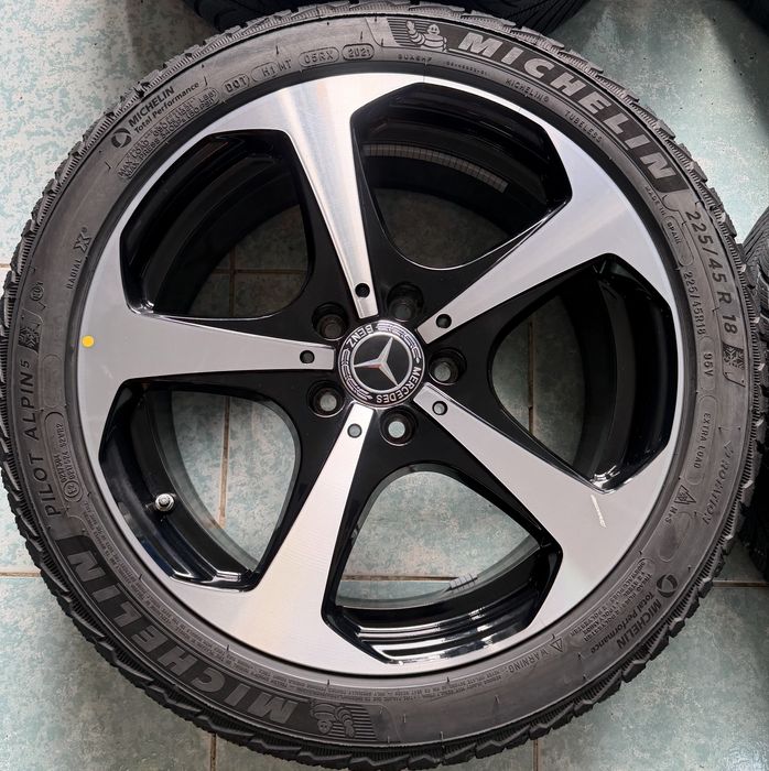 Jante aliaj R18 OEM Mercedes C-Classe W205 T205 C205 A205  doua latimi