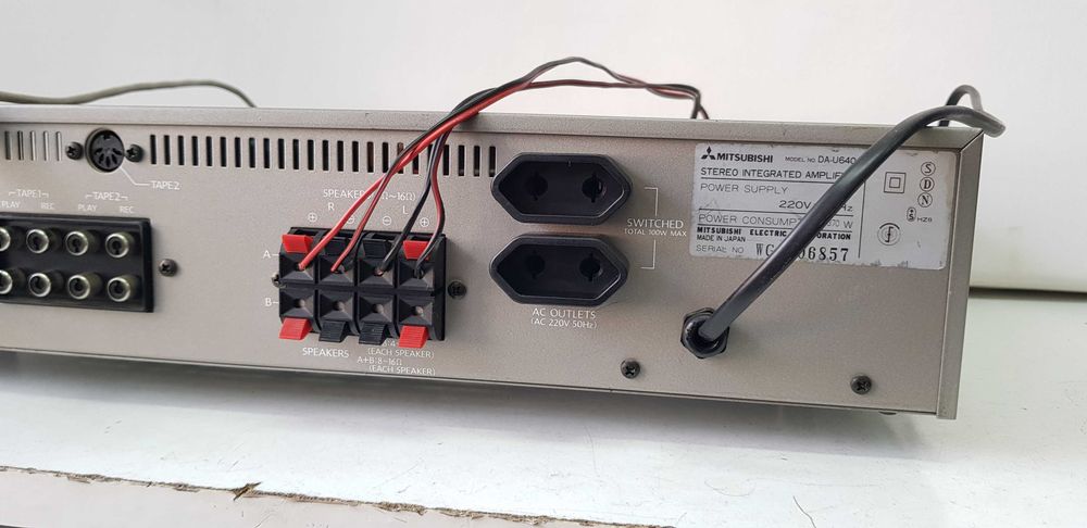 Mitsubishi DA U 640 statie stereo amplificator TOP muzica