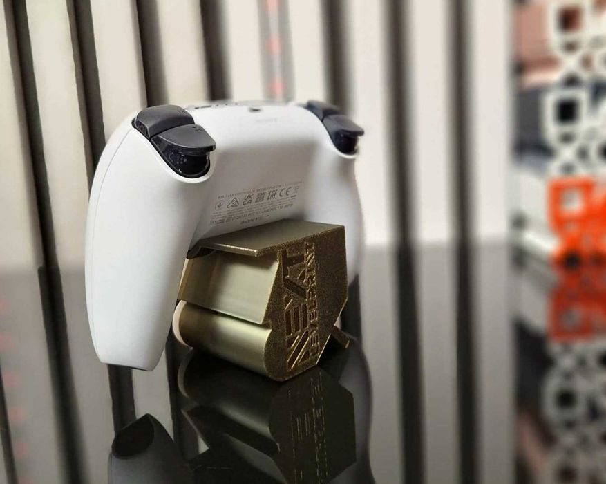 Suport controller PlayStation – stand gaming  (olive gold+white)