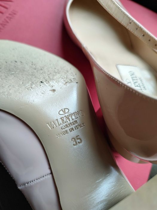 Pantofi Valentino piele, nr.35, nude