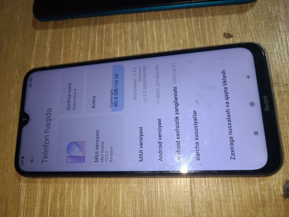 Peдми  нот 8   128