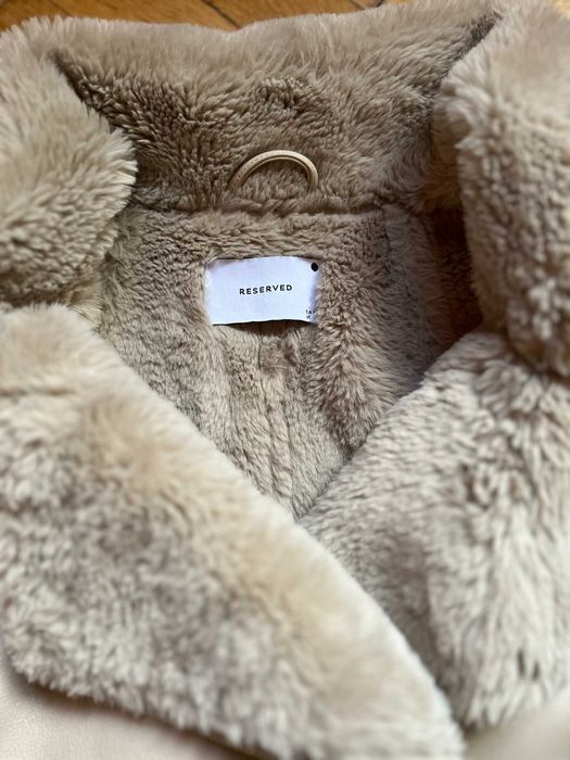Haină dama din piele ecologică, marimea S, marca Reserved