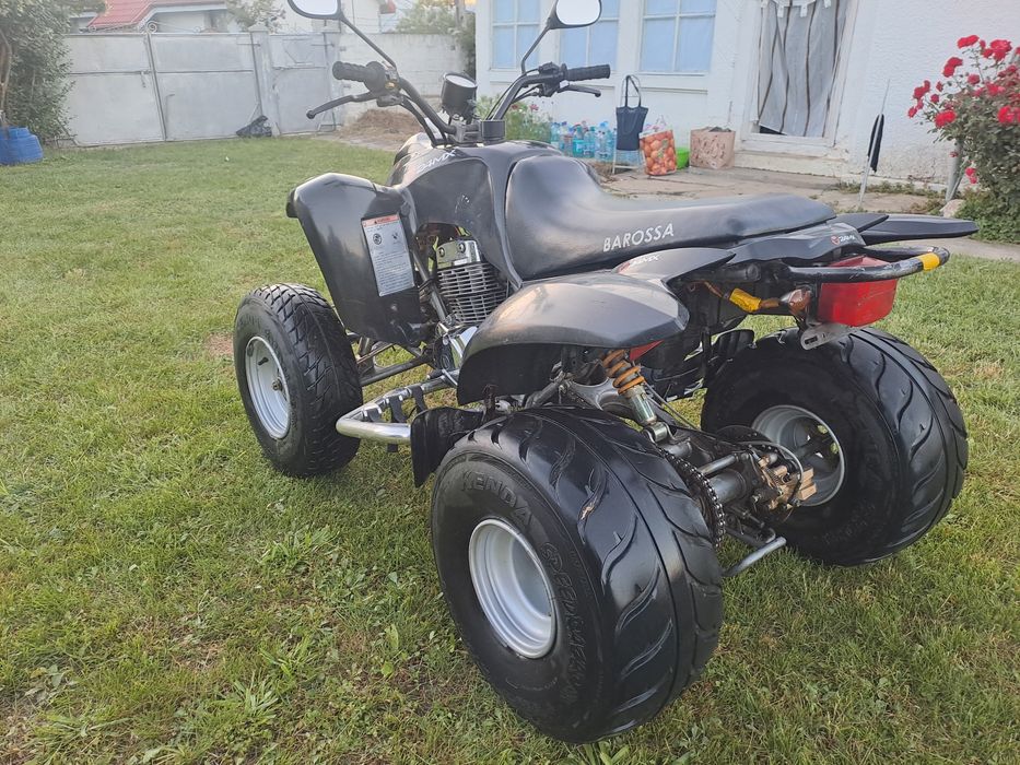 Atv  Barossa 250Cc perfect funcțional, pornire buton  doua pistoane, functoneaza 9 din10, tel 0767 502 026,  Vrancea, Focșani
