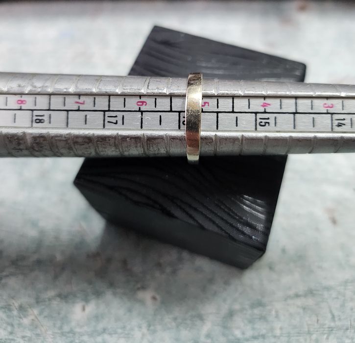 Годежен пръстен. Нов. Бяло злато 0.21ct/ 2.47 гр 14к