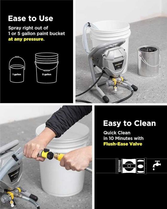 Pompa/Pulverizator de vopsea airless InoKraft MaXpray M1