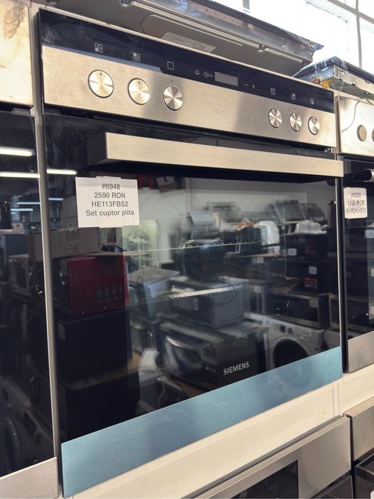 Set Cuptor si plita Siemens HE113FBS2 + EA64RGNA1E