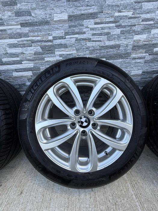 Jante BMW originale 17” 8J ET30 cu anvelope Michelin 07/24