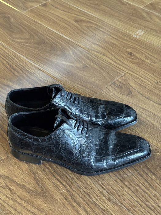 Pantofi Canali Piele crocodil 41