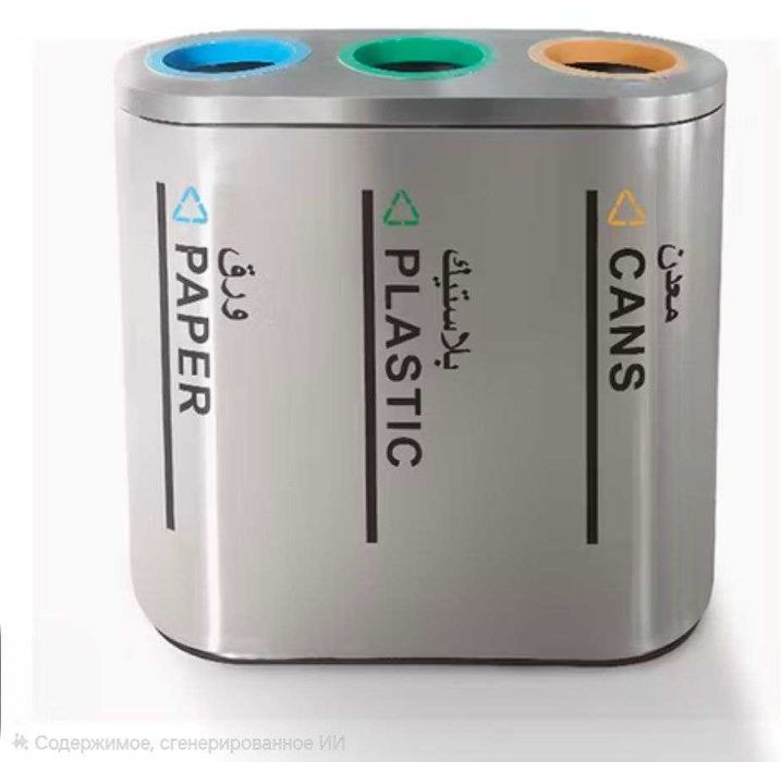 Урна х3 из нержа премиум