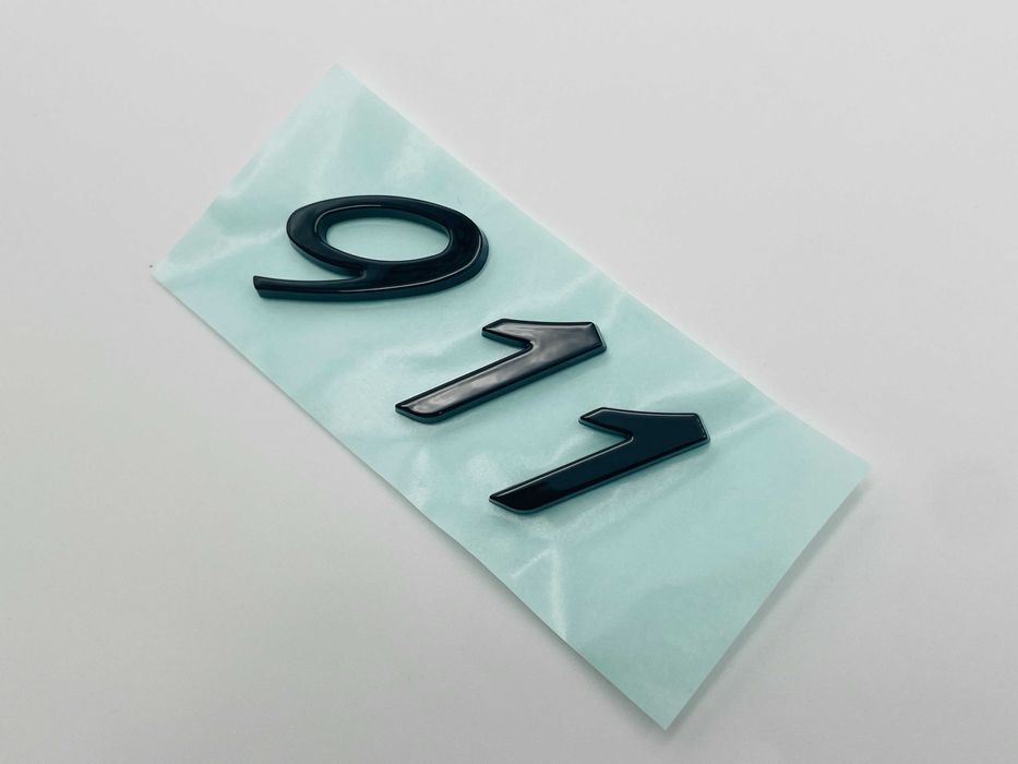 Emblema Compatibila PORSCHE 911 negru