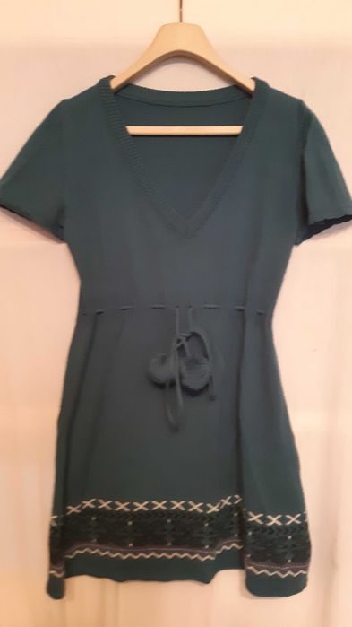 Rochii tricotate cu maneca scurta - 2 buc