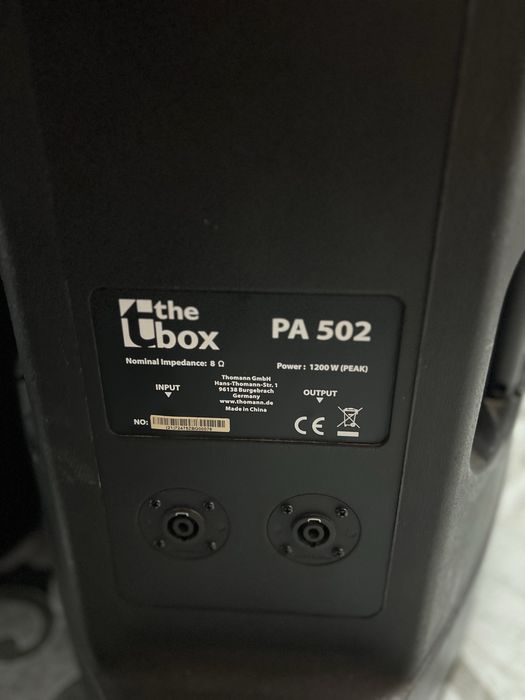 Vand/schimb 2 boxe the box 502 P modificate