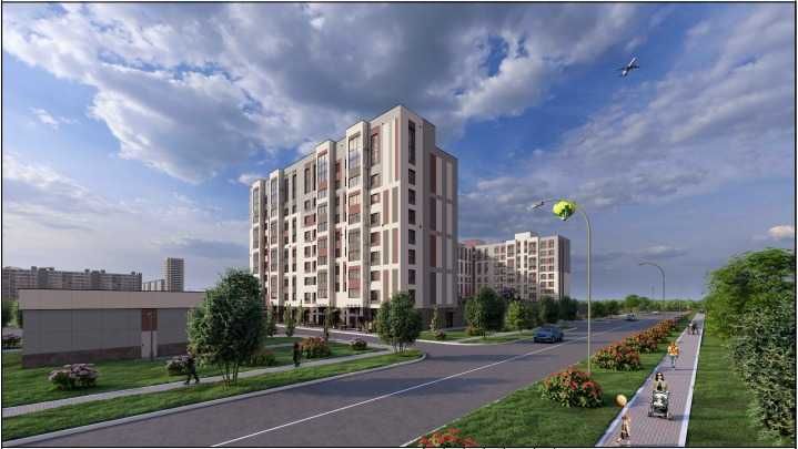 3 ком, Новый дом, Береке, 79 кв