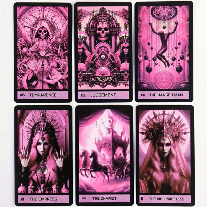 Таро. Santa Muerte Tarot, Pink Gothic Tarot, Nicoletta Ceccoli Tarot