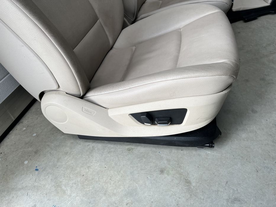 scaune Interior piele crem cu incalzire bmw f10 f11