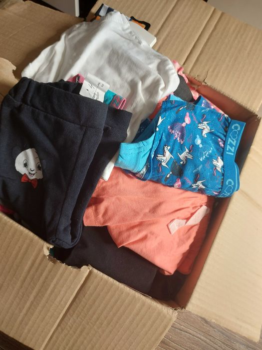 ТОП цена Кашон с чисто нови детски дрехи-момиче/момче