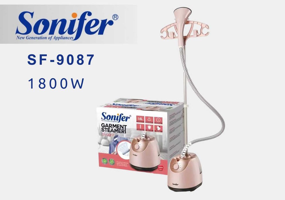 Отпариватель Sonifer SF-9087, 1800W, напольный, / Bug'li dazmol ut48