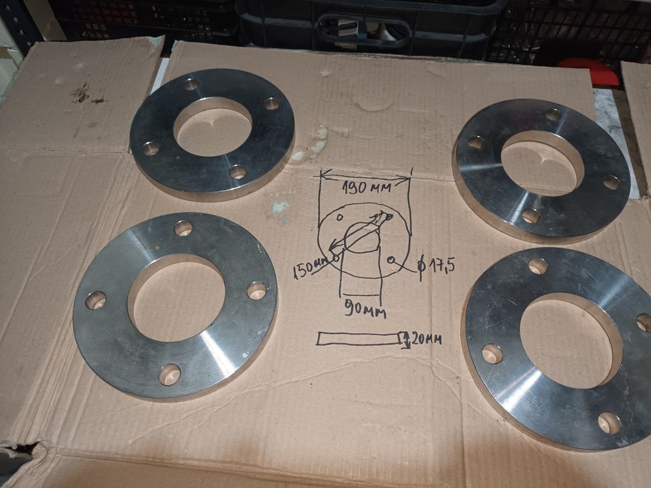 Flanșe inox 3 toli grosime 19 mm