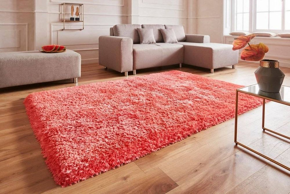Covor Shaggy Micro exclusiv, fir inalt, corai, 300 x 400 cm