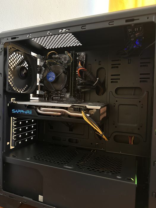 PC Calculator Gaming  I5 7400 16GB RAM Placa Video RX 570 SSD HDD CS2