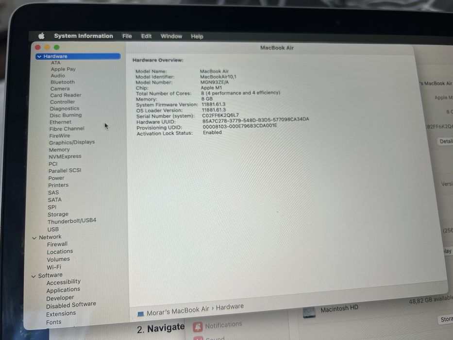 Latop Apple MacBookAir 13 inch