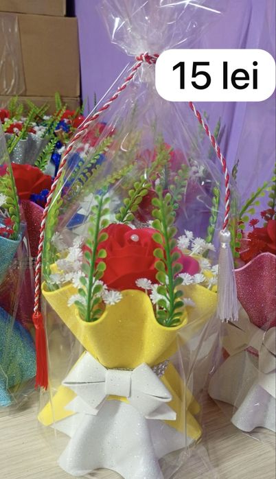 Flori din sapun un martisor minunat