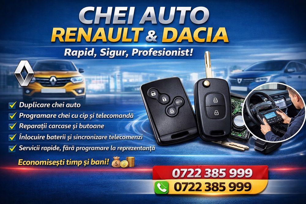 Chei Dacia Renault Megane Clio