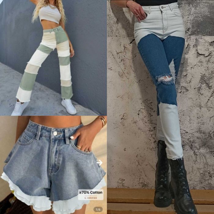 Дънки различни модели-35лв