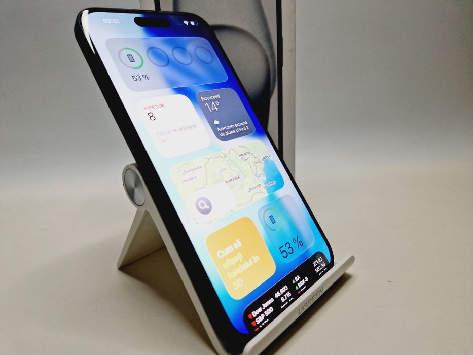 Apple iPhone 15 Plus 128GB Black 6GB, Garantie 24 luni | #R87420