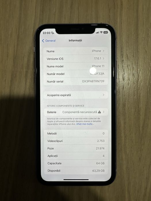 Vand iphone 11 in stare perfecta!