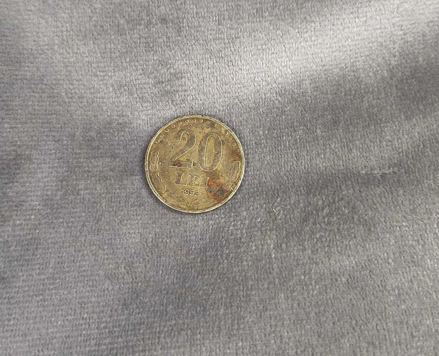 Moneda 20 de lei Romania STEFAN CEL MARE