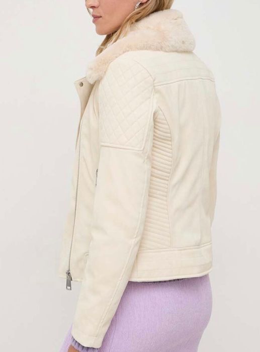 Кожено зимно яке Guess XS