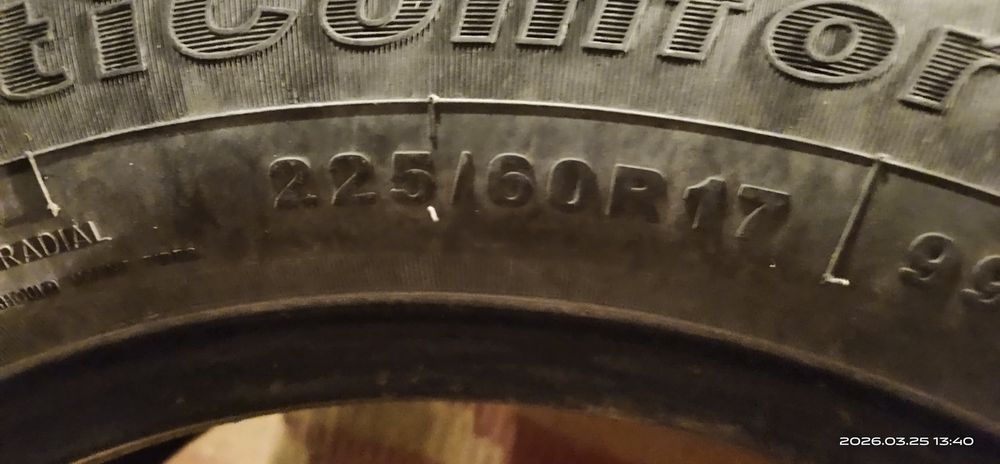 Шины 225/60/17 4 шт