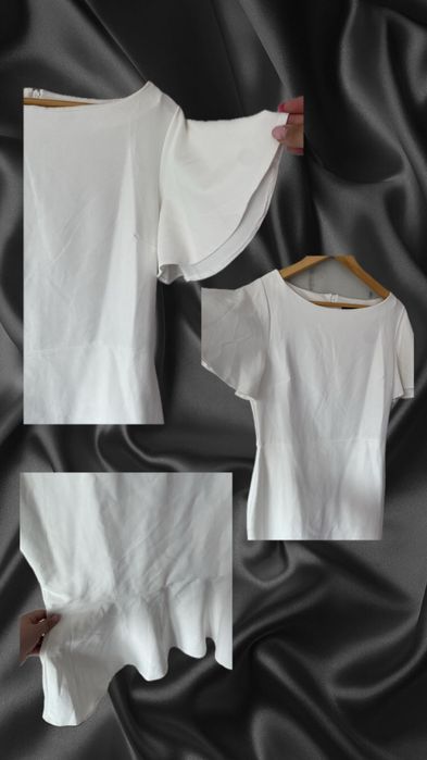 Бяла рокля трендьол