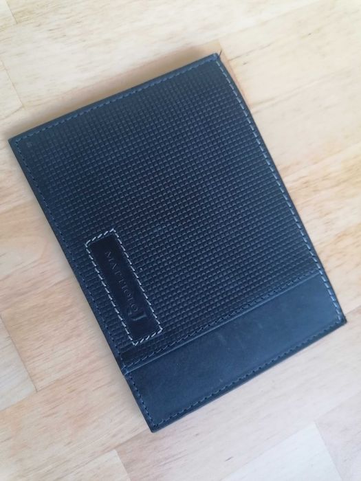 MATIOLO Portofel / Portcard Mattiolo - italy din piele naturală gri – Slim Wallet pentru bărbați