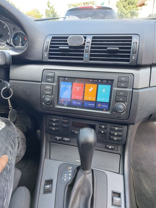 Navigatie Android BMW e46 Waze YouTube GPS BT USB casetofon