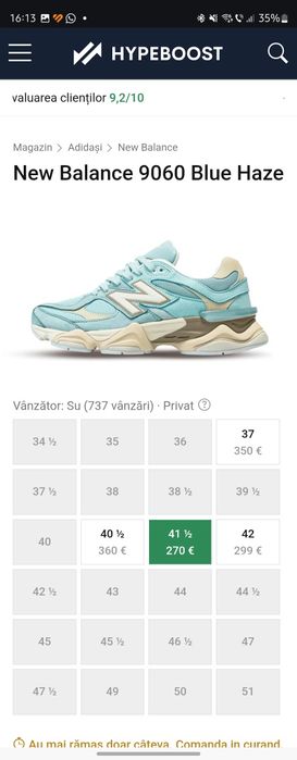 New Balance 960 Blue Haze, 41, speciali, noi, originali