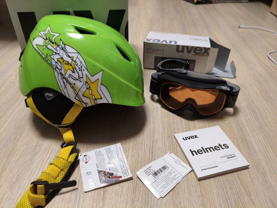 UVEX детски ски каска и ски маска