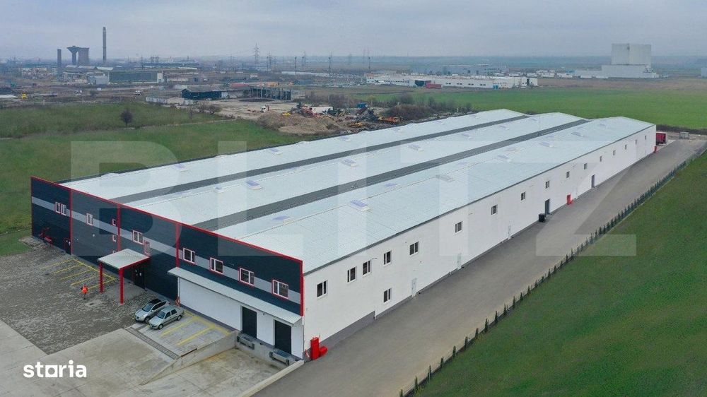 Hala clasa A, 10 incaperi, 10.766 mp, ISU, langa nod de autostrada, Tu